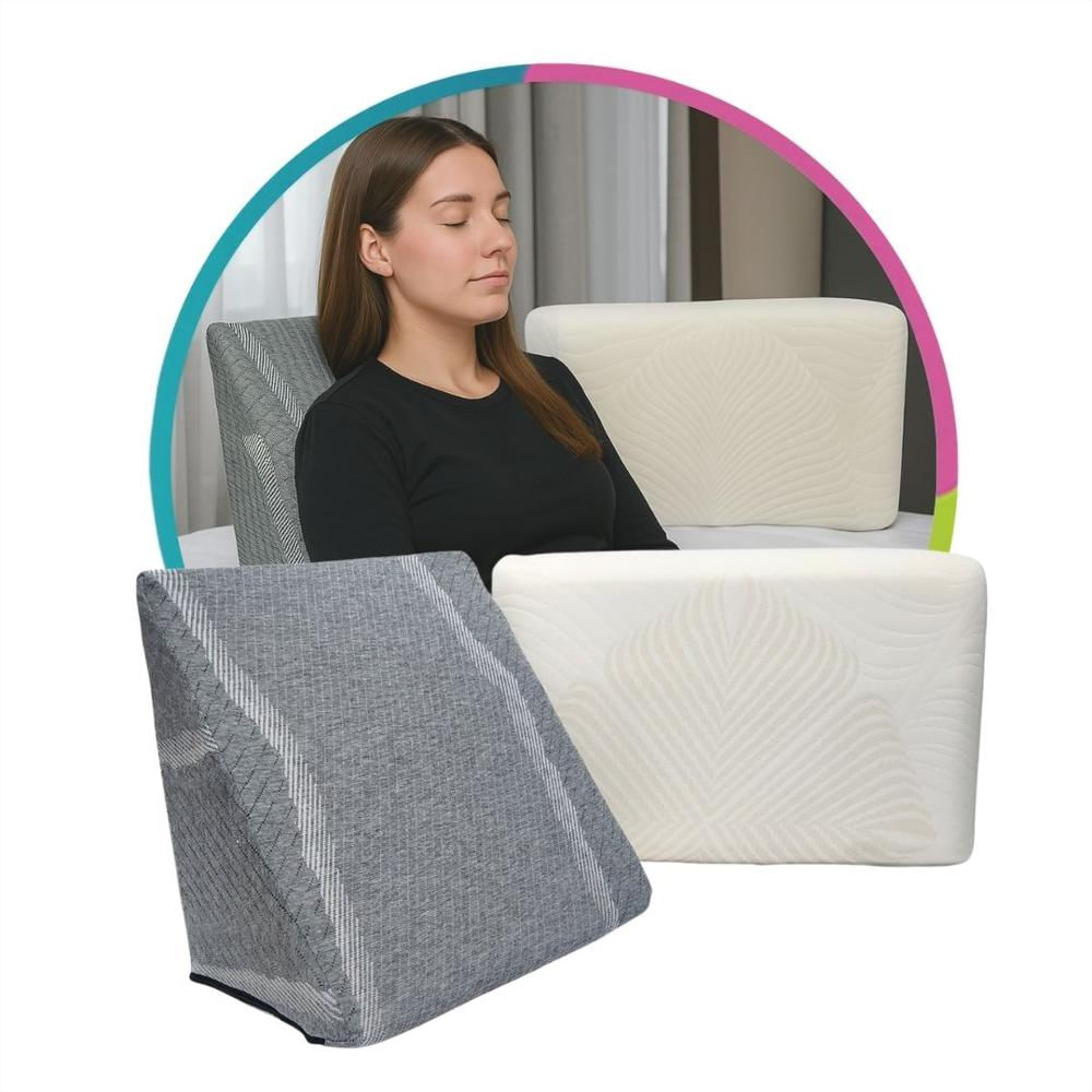 Cojin Triangular + Almohada Ortopédica Penta Hogareto