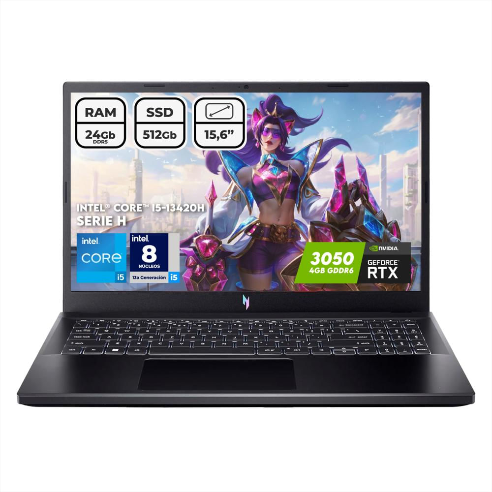 Portatil Acer Nitro V15 Intel Core I5 13420H Ram 24Gb Ssd 512Gb