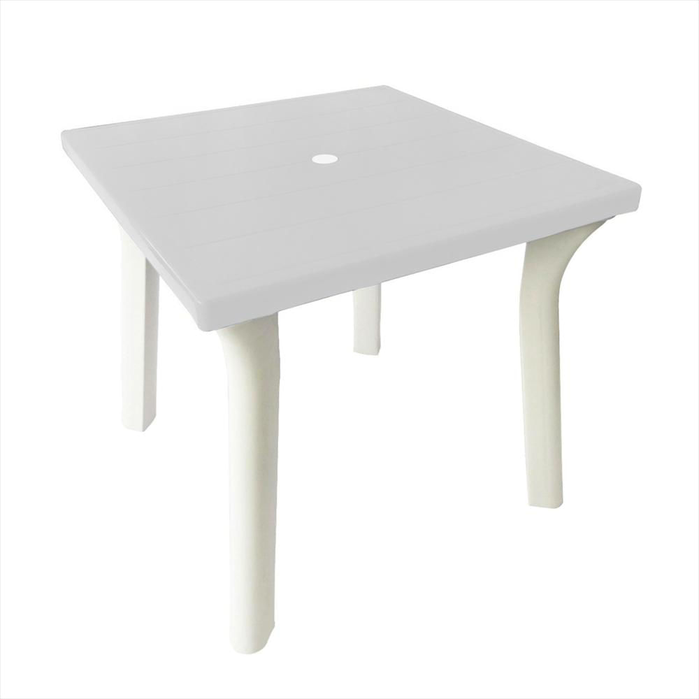 Mesa Plástica Cointec Cuadrada Blanca