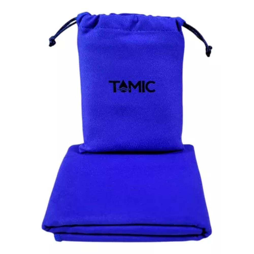 Toalla Microfibra 40X35 Natacion Camping Gym Buceo Viajes Deportes Fitness Natación Azul Oscuro