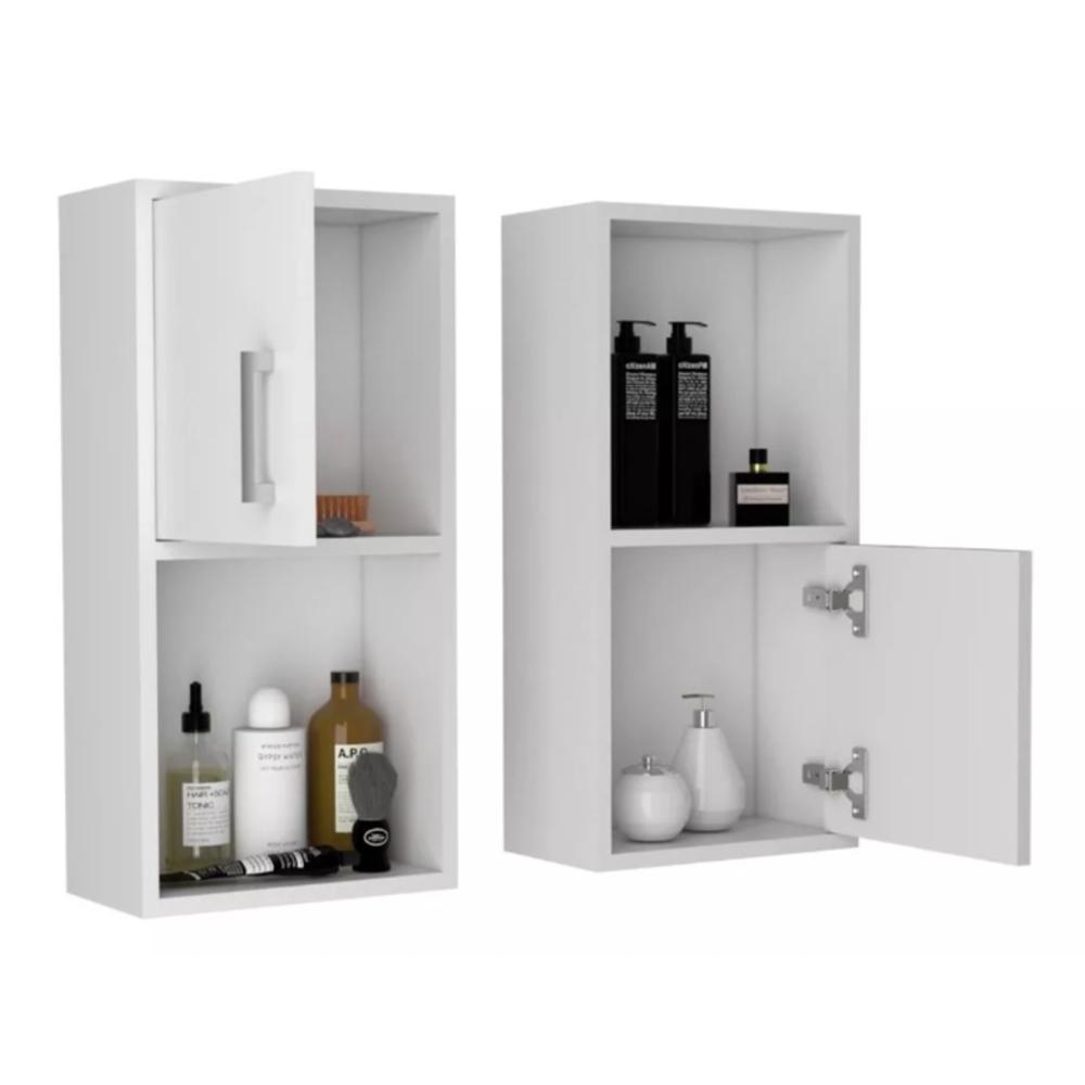Mueble Auxiliar Bath X2, Blanco Agregar A Favoritos