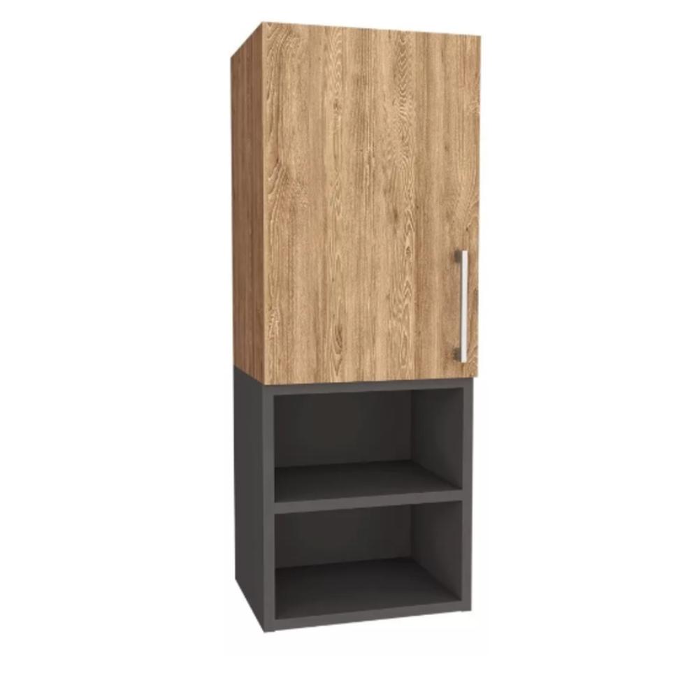 Gabinete De Baño Oporto Beige Y Gris Oscuro
