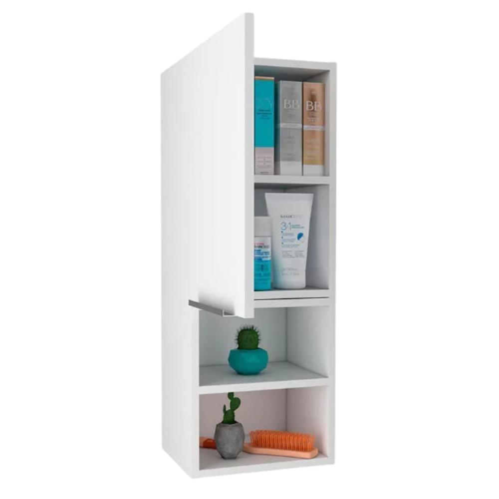 Gabinete De Baño Con Puerta Blanco