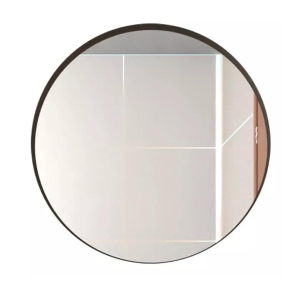Espejo Circular Aron, Negro