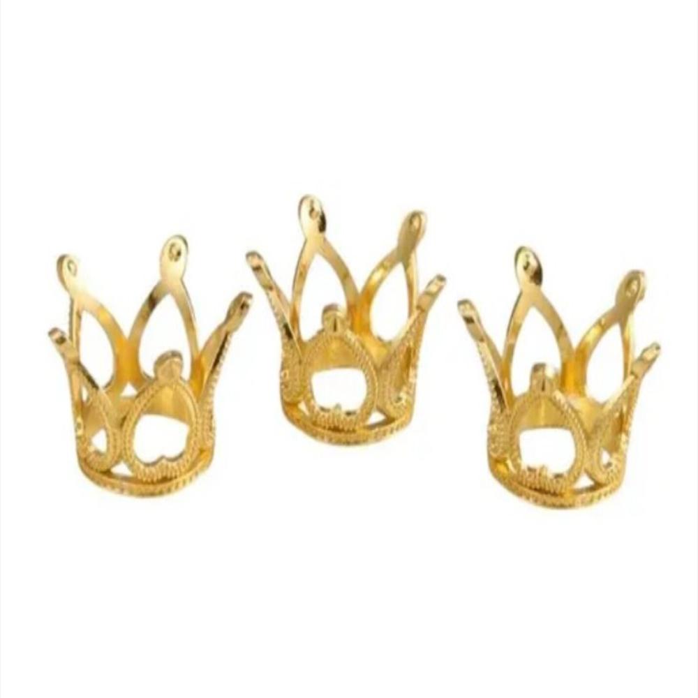 Mini Corona Dorada Para Tus Postres Más Elegantes img #4