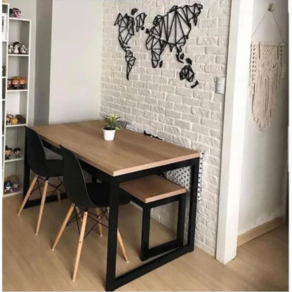 Comedor Smith 120X60cm Rustico Industrial