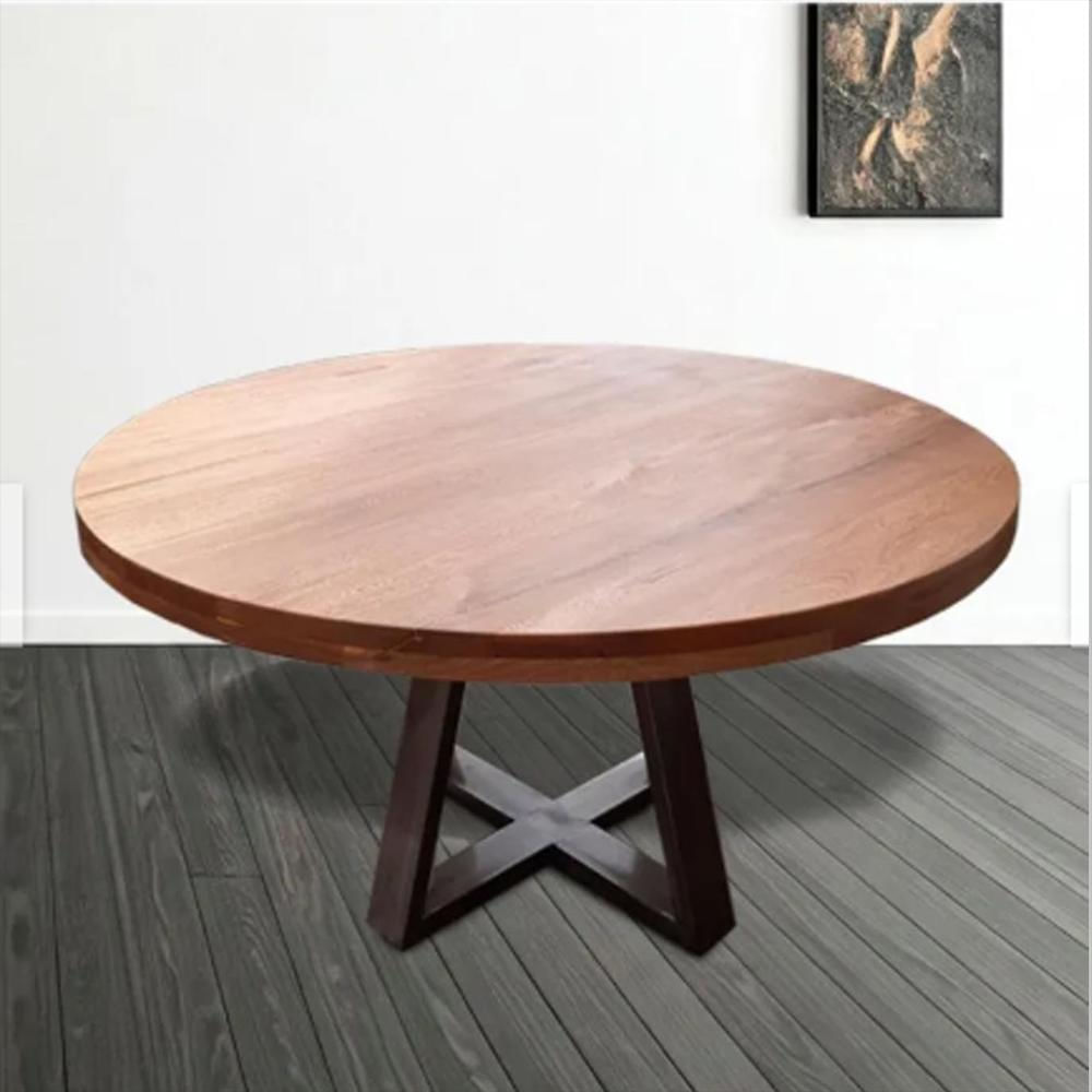 Mesa Comedor Estopa Diametro 140Cm Rustico Industrial