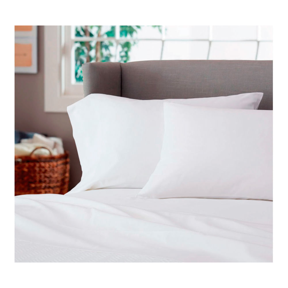 Juego De Sábanas Blancas Cama King