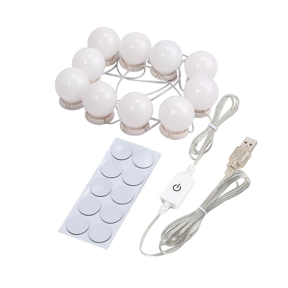 Luces Led Para Espejos 3 Tonos X10 Bombillos