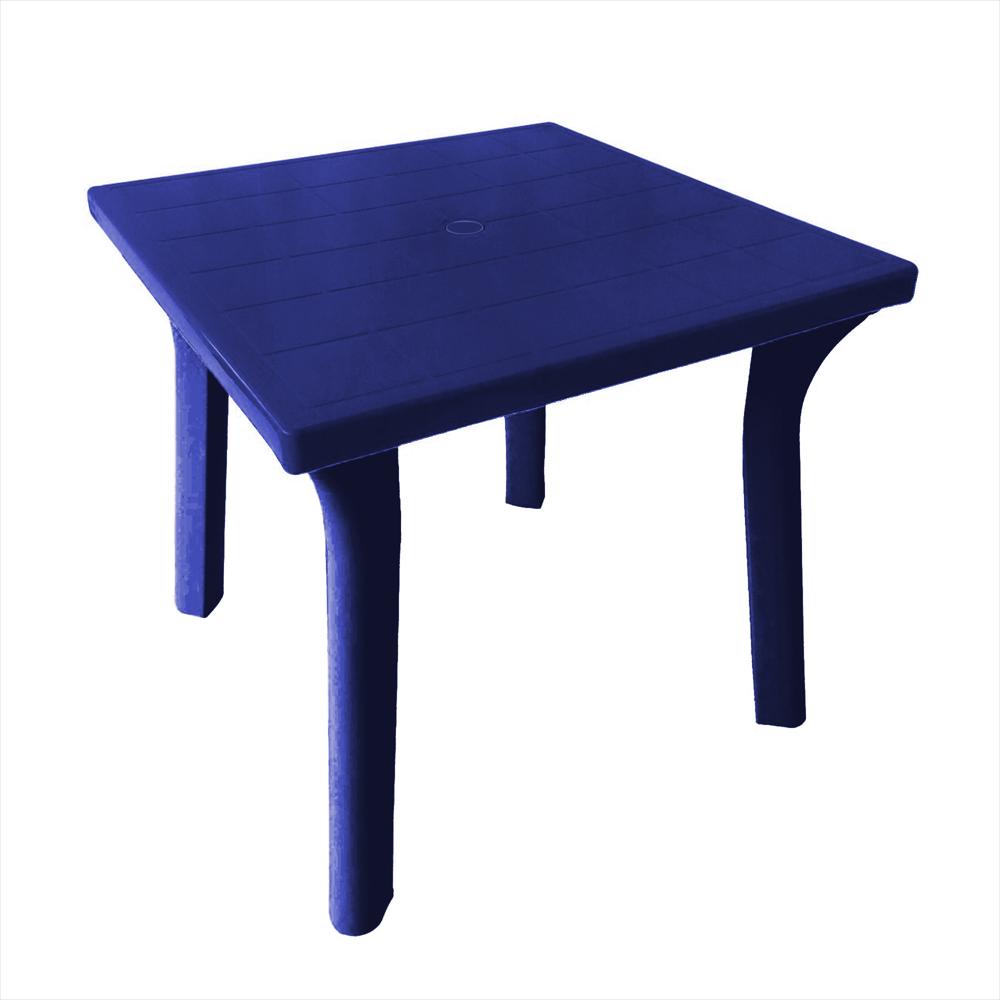 Mesa Plástica Cointec Cuadrada Azul