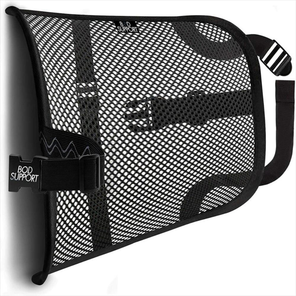 Cojín De Apoyo Lumbar De Malla Colo Negro