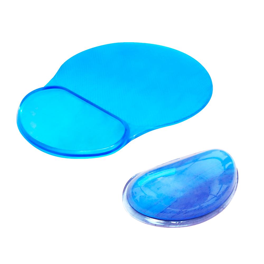 Pad Mouse Star Soporte Muñeca en Silicona TL-M-008 -Azul