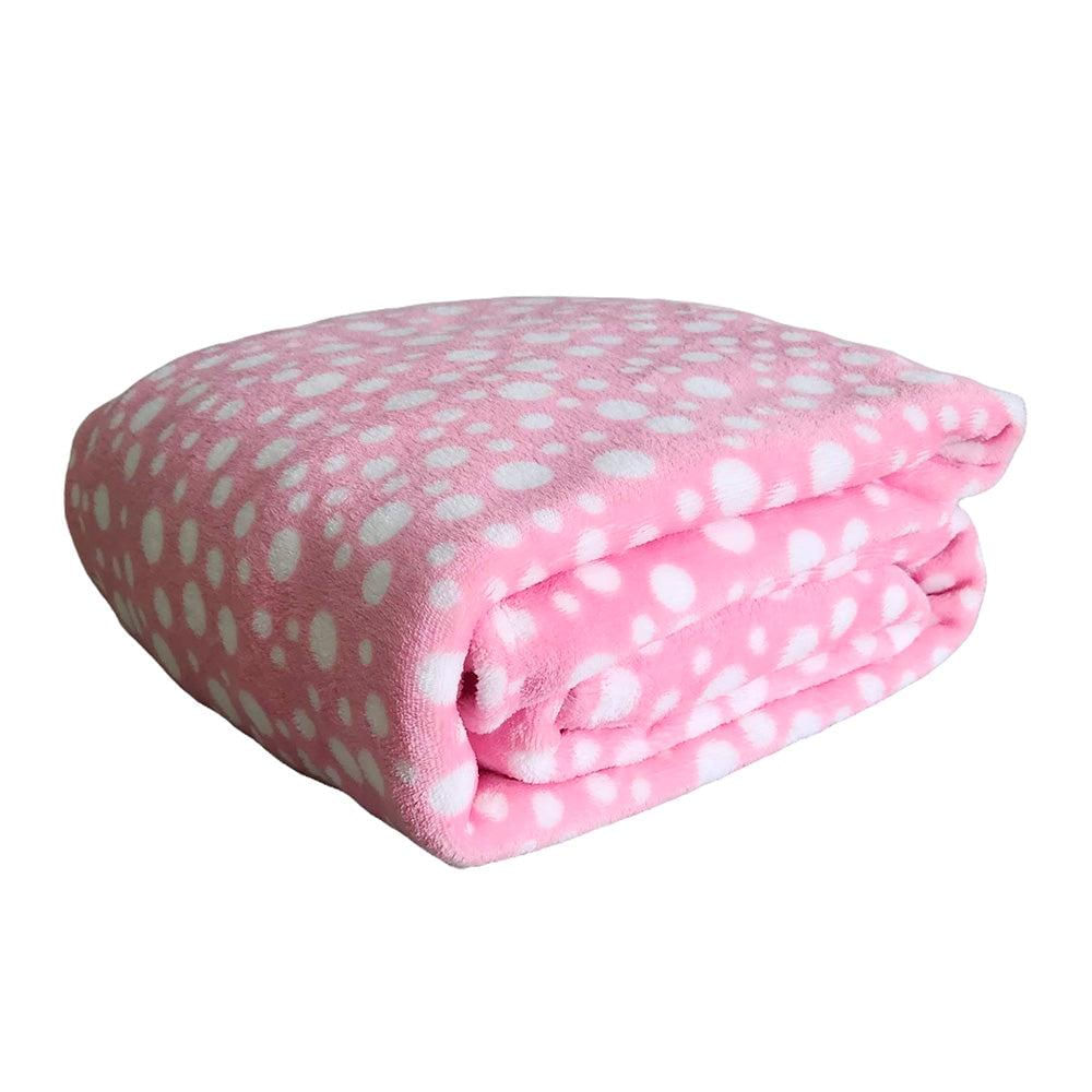 Cobija Térmica Piel De Ganso Hogareto Rosado Bolas Ct 027 img #2