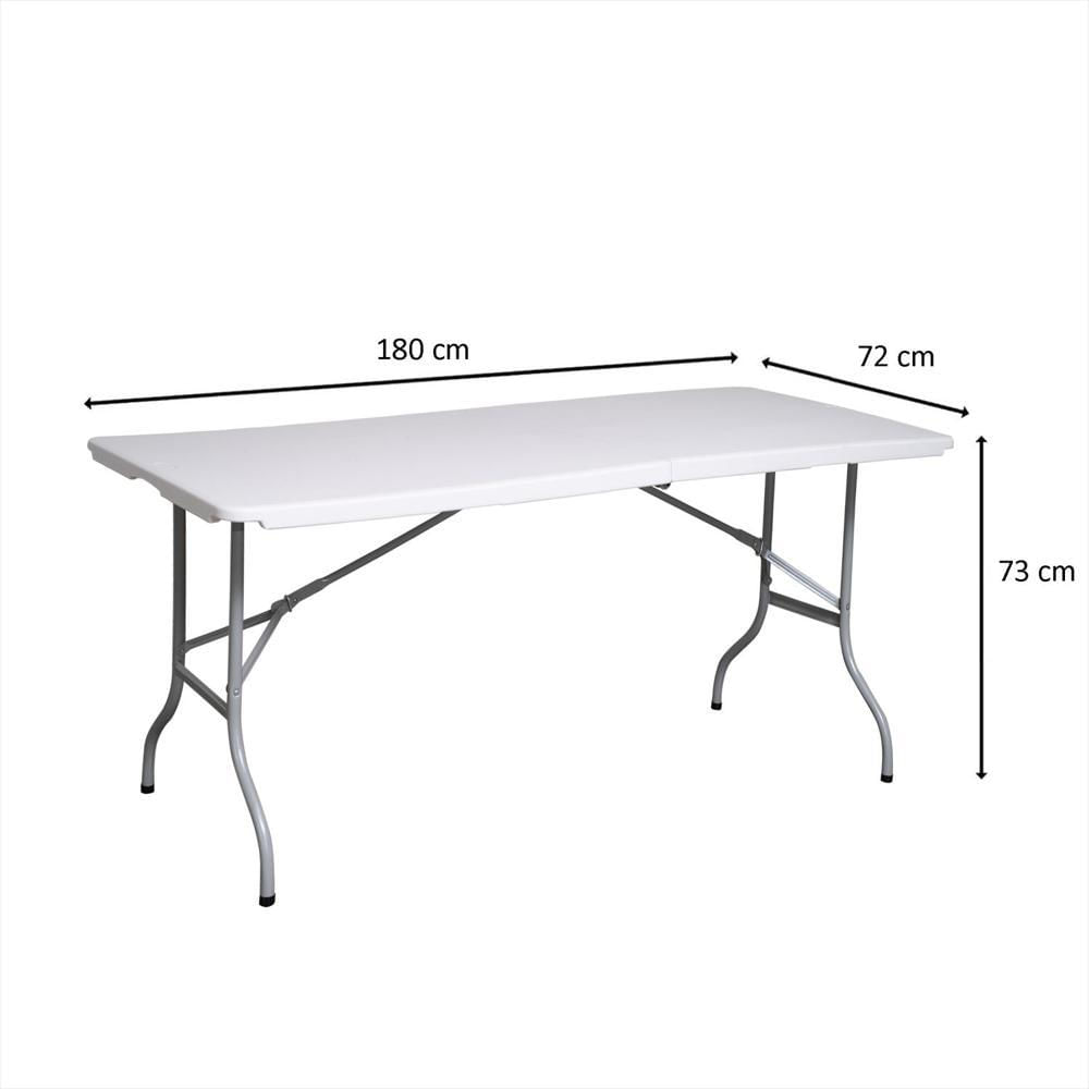Mesa Portafolio Plegable Blanco 1.80M img #2