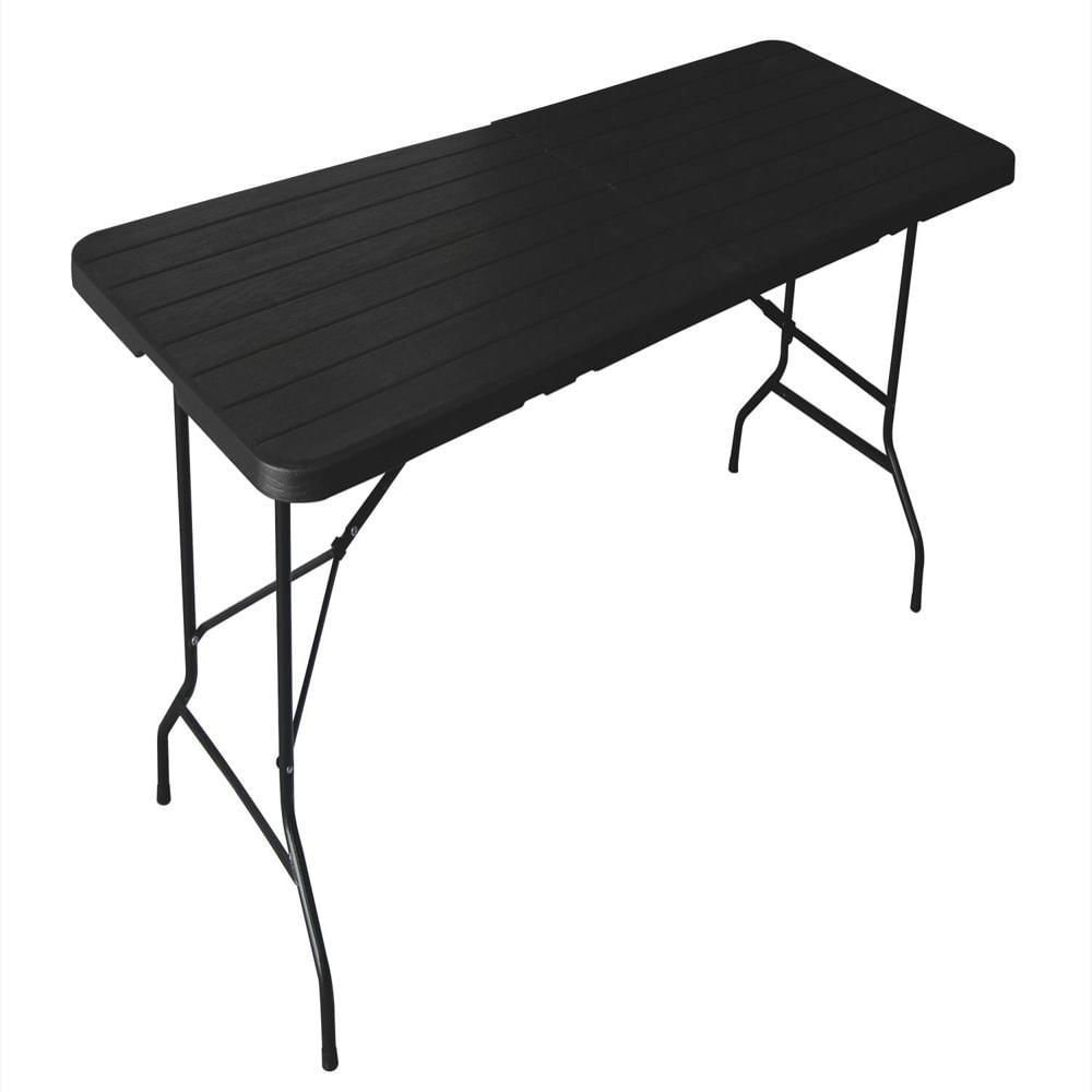 Mesa Portafolio Plegable Negro 180Cm img #3