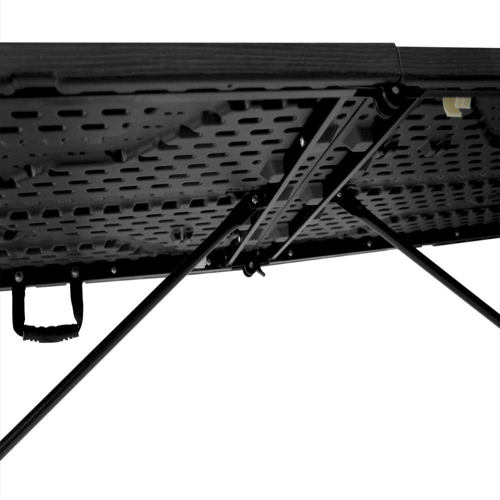 Mesa Portafolio Plegable Negro 180Cm img #5