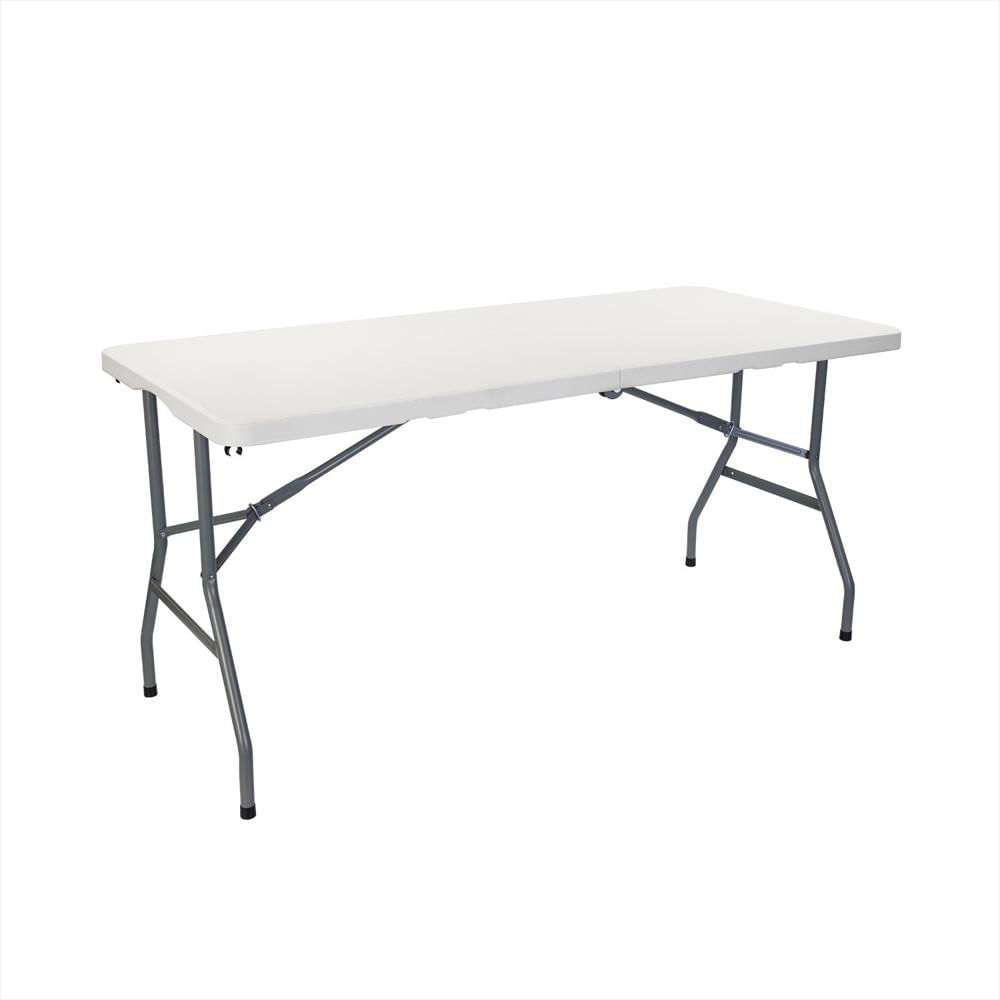 Mesa Plegable 150Cm Rectangular Blanca Catering 7House