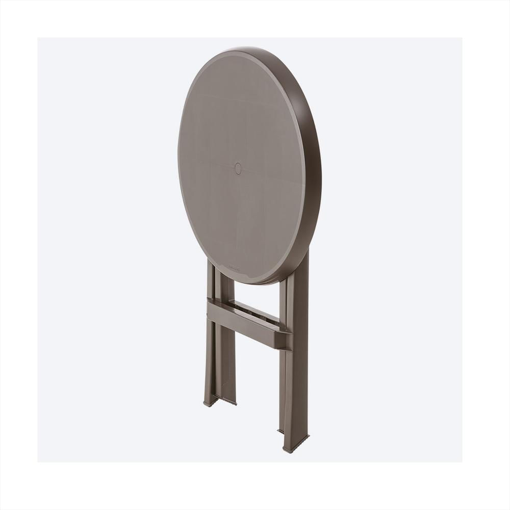 Mesa Plastica Plegable Redonda Para Terraza Y Jardin img #2