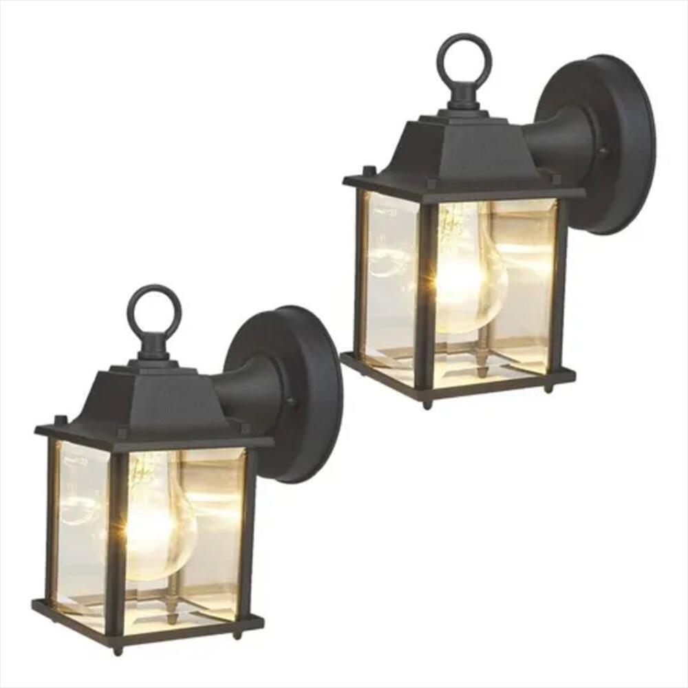 2 Faroles Lampara Pared Techo Retro Industrial Loft Vintage