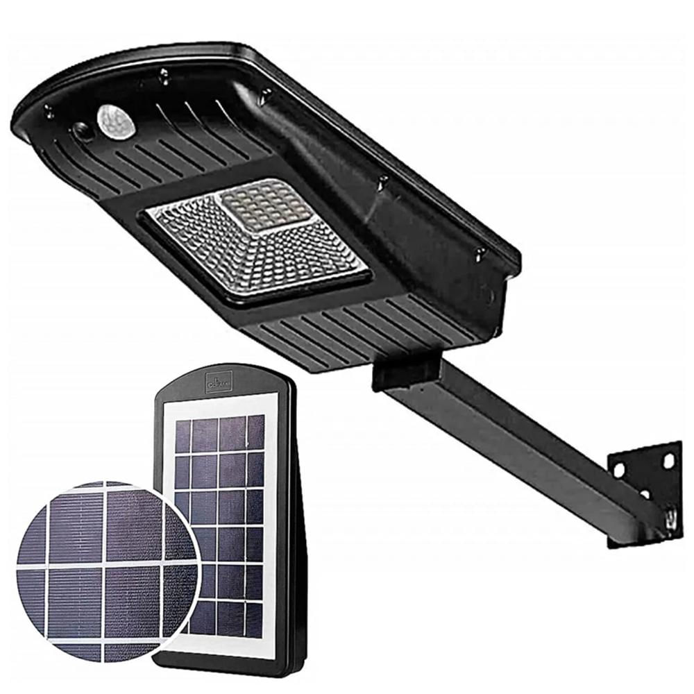 Lampara Solar Exteriores 30W Luz Led Sensor Movimiento