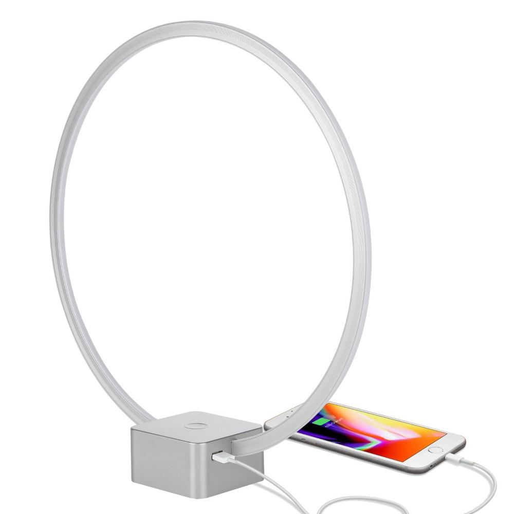 Lmpara De Mesa De Noche Led Moderna Para Dormitorio Usb