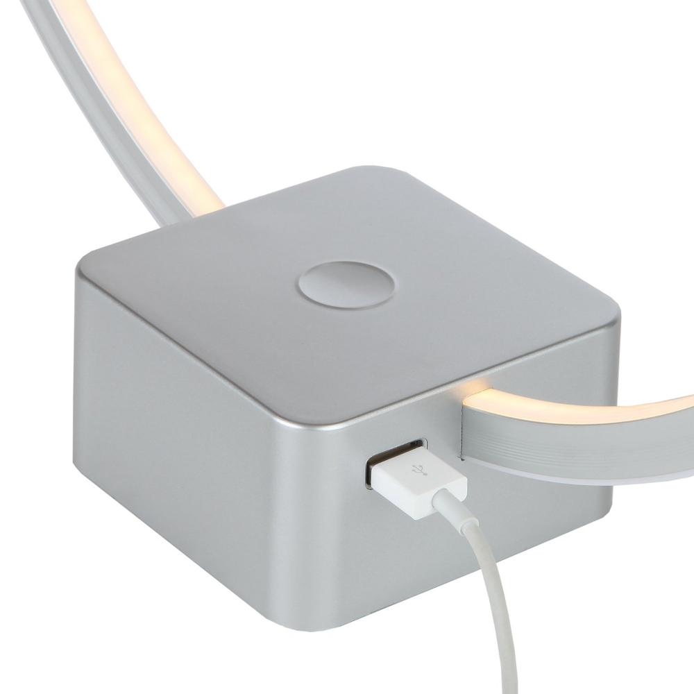 Lmpara De Mesa De Noche Led Moderna Para Dormitorio Usb img #4
