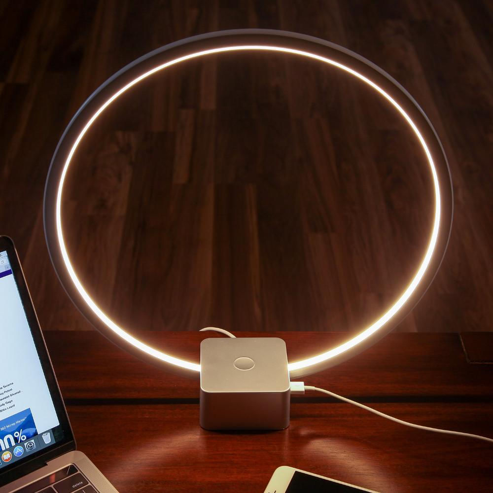 Lmpara De Mesa De Noche Led Moderna Para Dormitorio Usb img #5