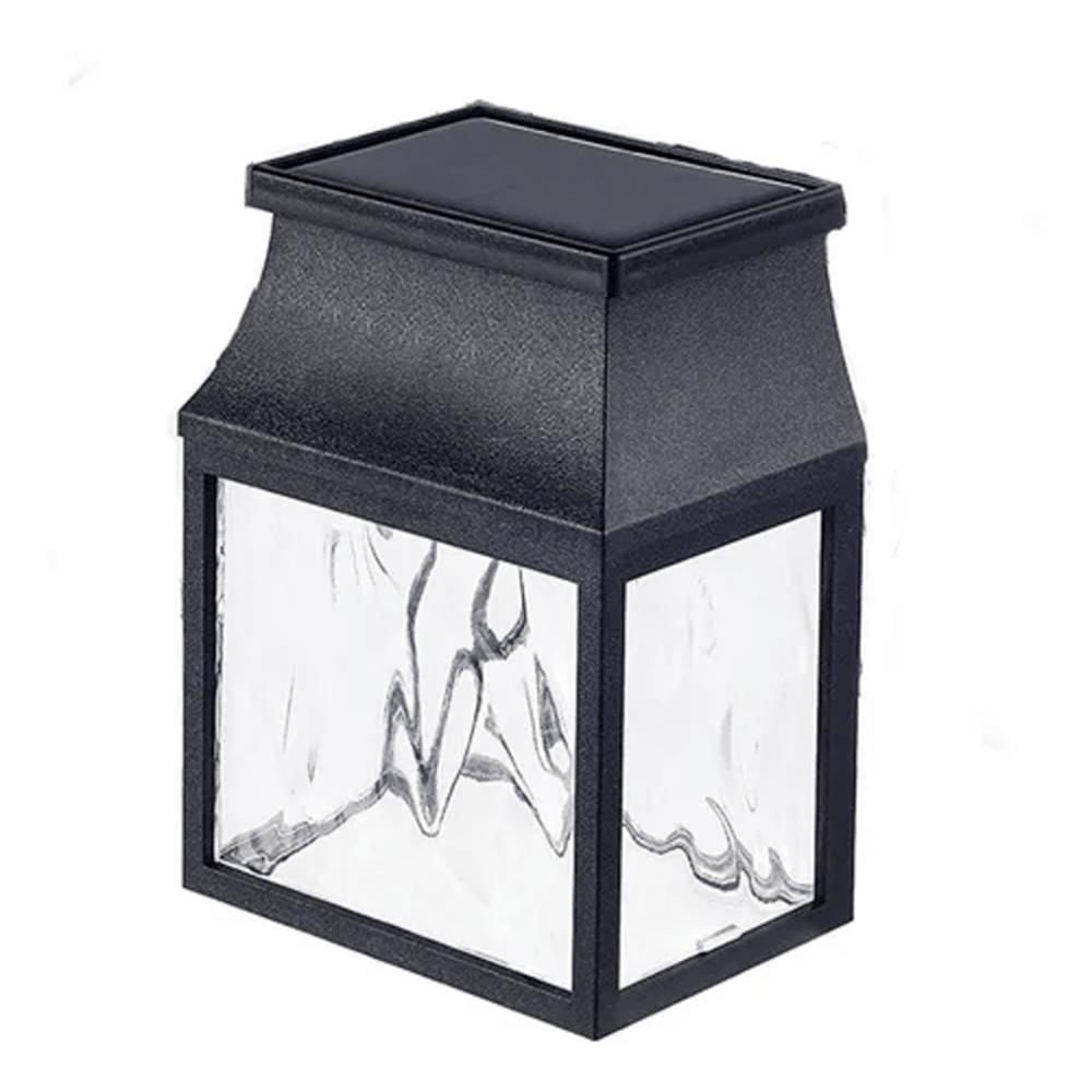 Farol Solar Lámpara Exterior Pared Luz Blanca Decorativa