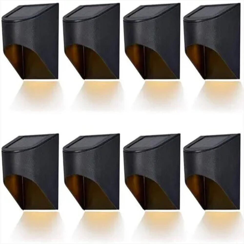 Lampara Solar Metálica Luz Cálida Chorro Automática Farol 3D img #3