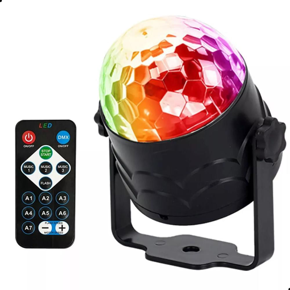 Bola De Luces Led Rgb Con Control Remoto U02