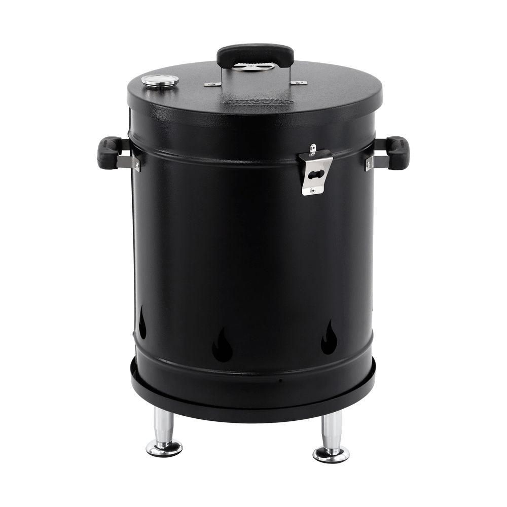 Barril Ahumador Asador 12 15 libras Pequeño Hierro SIN REF