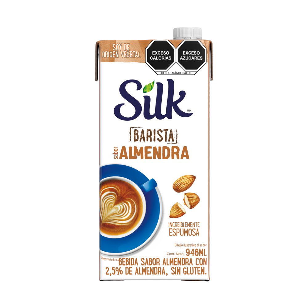Bebida de almendra SILK barista sin gluten (946  ml) img #1