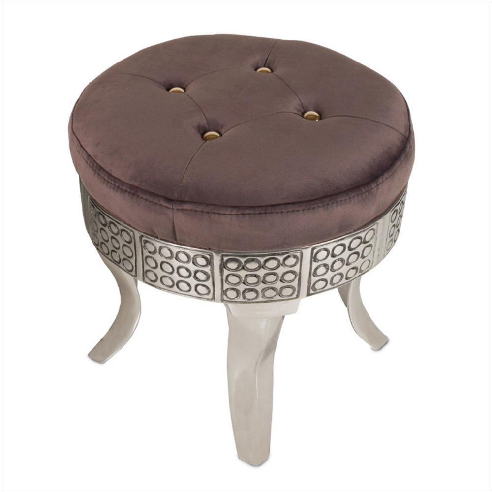 Puff Redondo Espáciosdeko Ref. 1016 Gris Oscuro