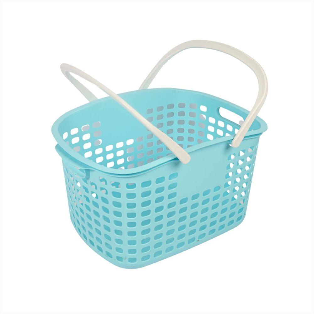 Canasta Cesta Cesto Para Mercado Multiuso Supermercado X12 Azul img #2