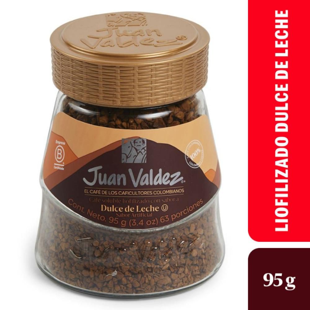 Café JUAN VALDEZ Liofilizado dulce de leche (95 gr)