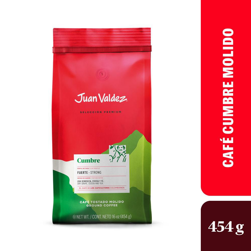Café JUAN VALDEZ Cumbre molido (454 gr)