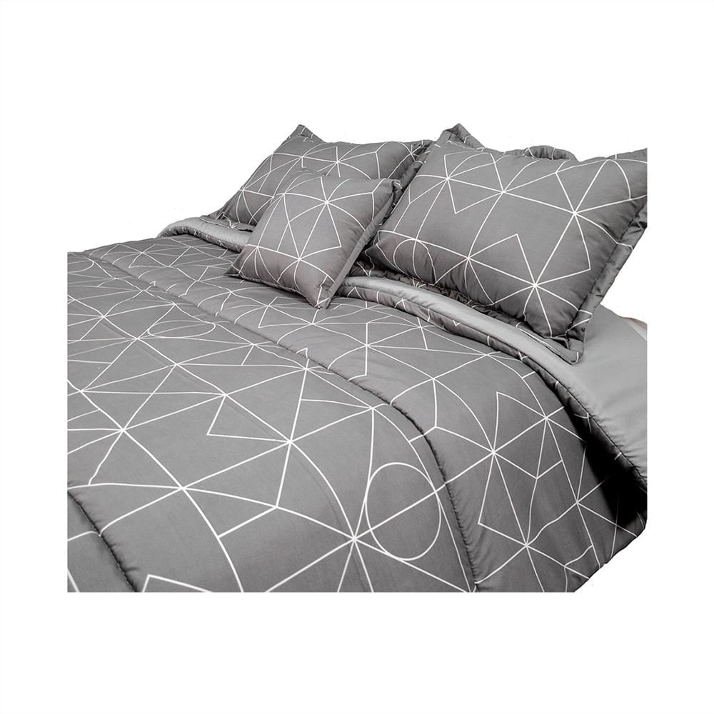 Sabanas Semidoble En Polialgodon Con Diseño Geometric