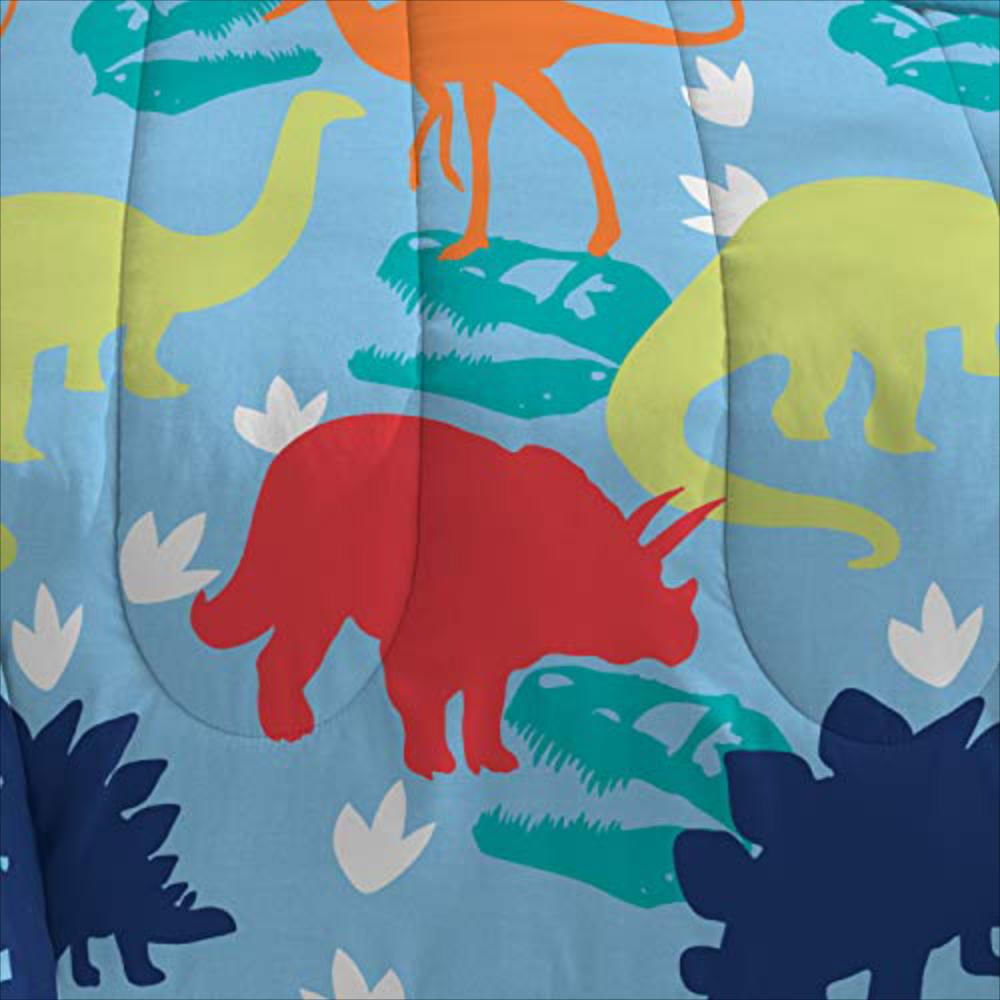 Conjunto De Juego De Sábana Con Edredón De Dinosaurios img #3