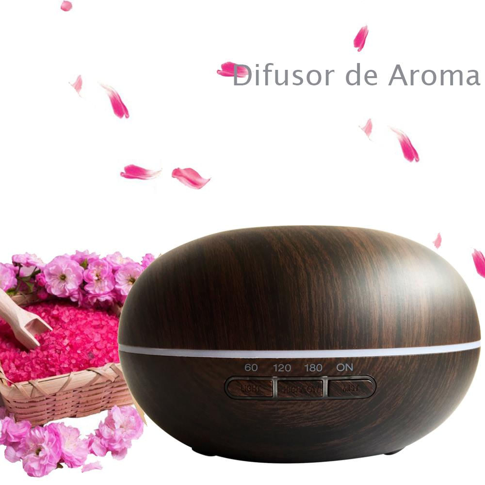 Difusor De Aromas 300Ml Led 256B Madera
