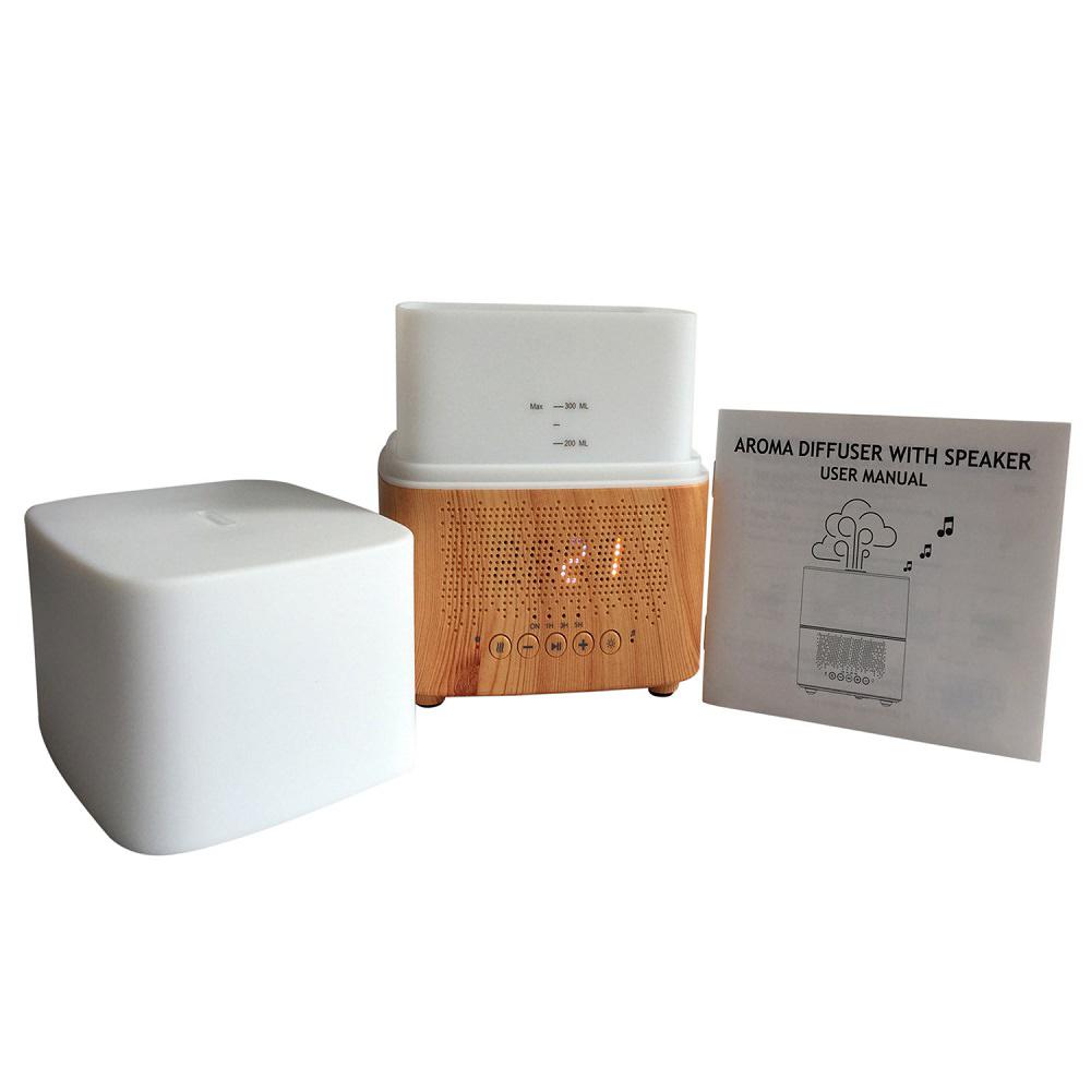 Difusor De Aromas Parlante 300Ml Led 5001 Blanco img #4