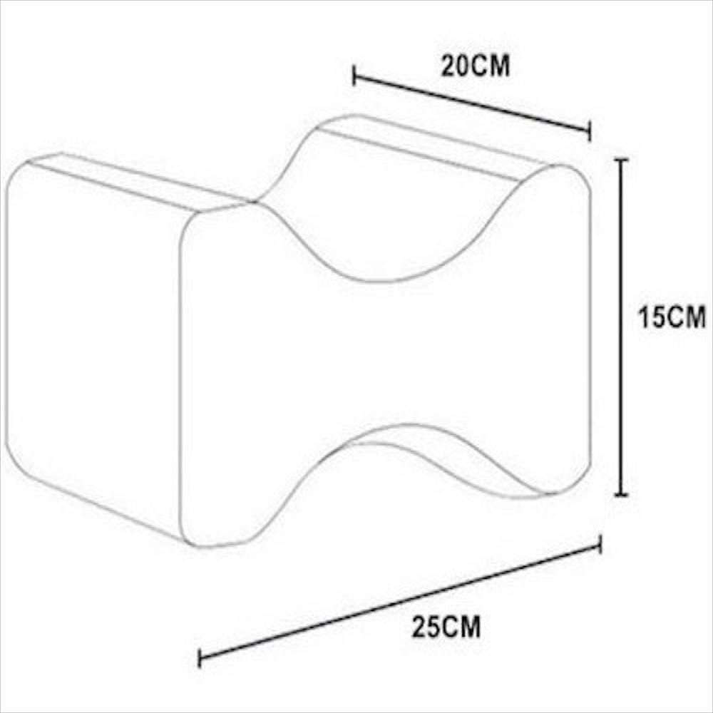 Almohada Ortopédica Para Piernas Espuma Viscoelástica Entre Pierna img #3