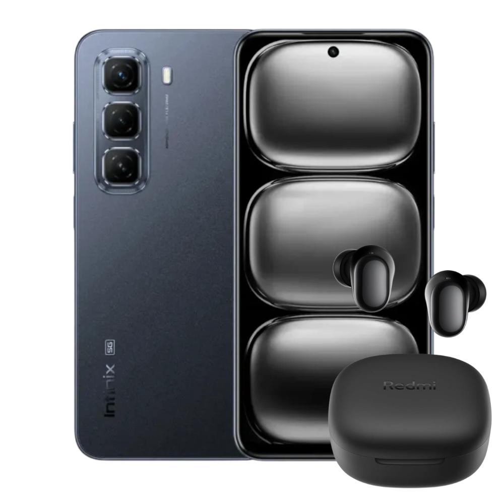 Celular Infinix Hot 50 5G 256Gb 8Ram Negro + Buds 6 Play