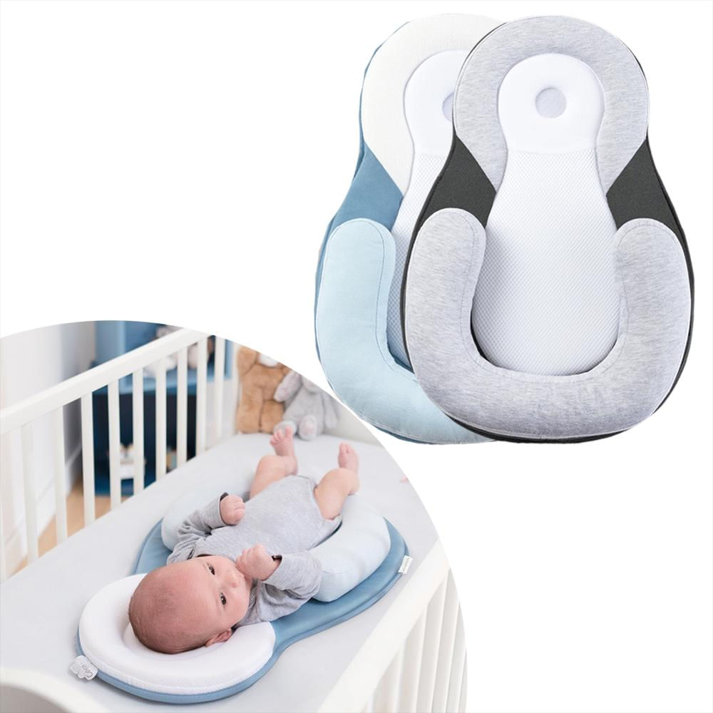 Almohada Antireflujo Para Bebé Recién Nacido Colchón Gris