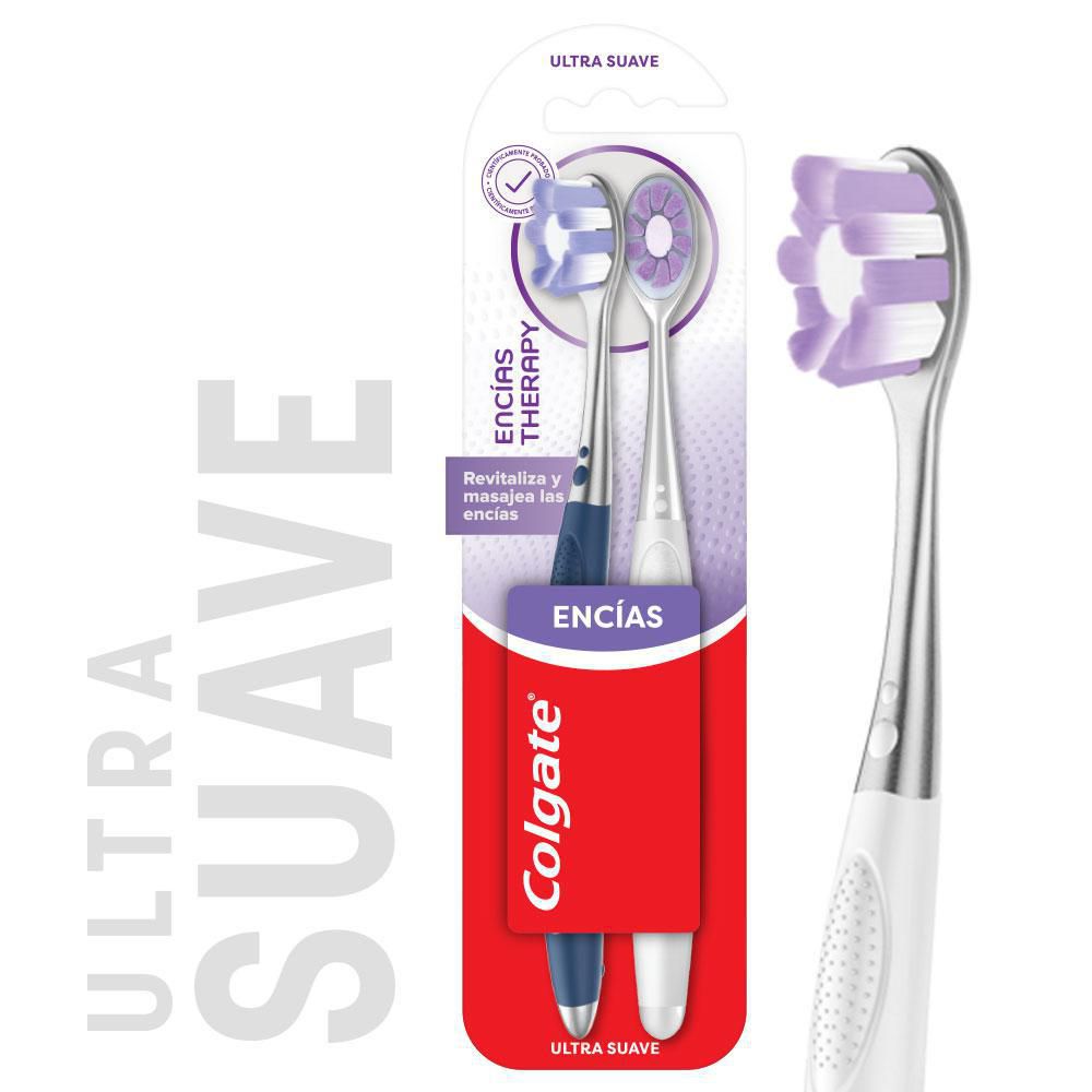 Cepillo de Dientes COLGATE Encías Therapy Suave (2 und)