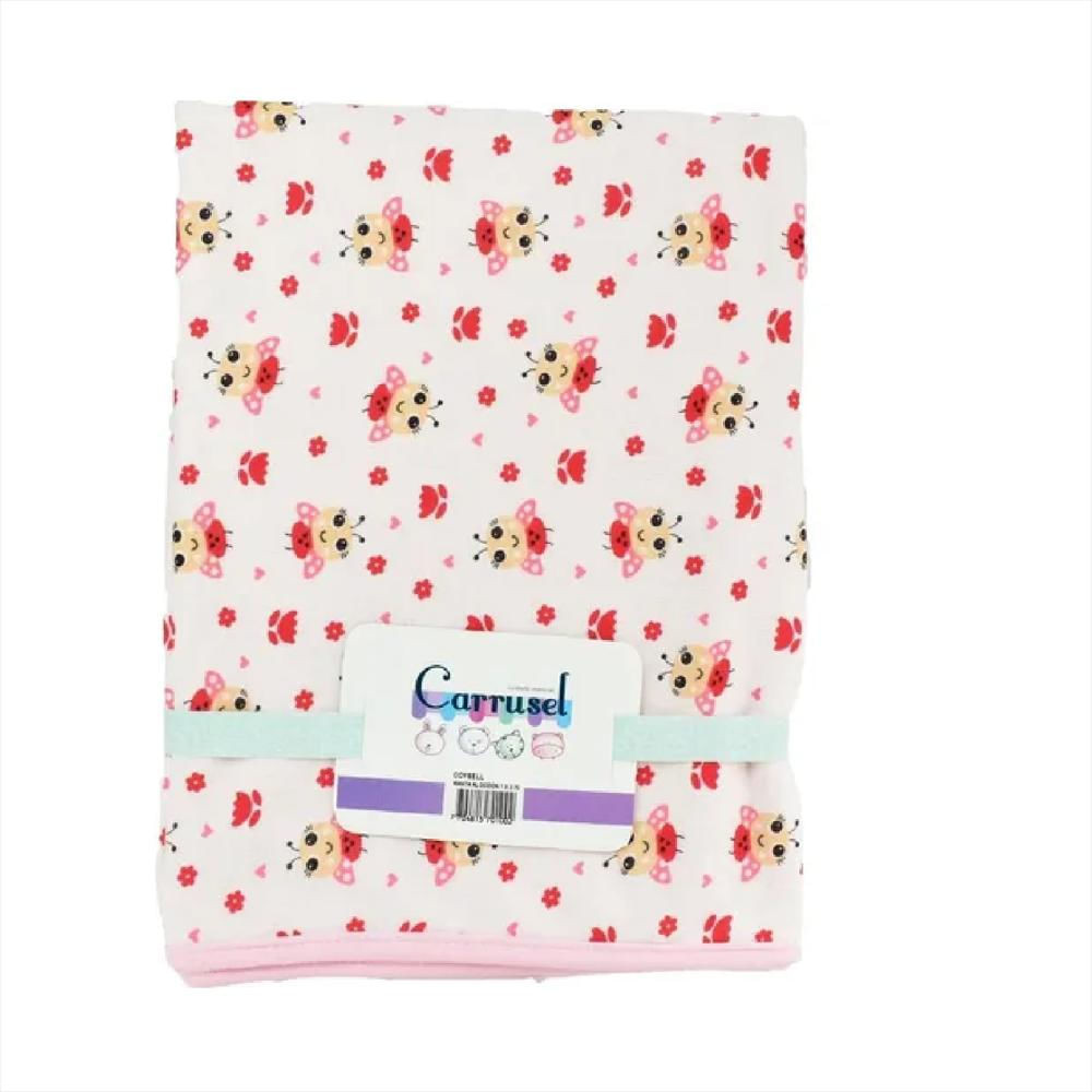Cobija Cobertor Para Bebe Manta Rojo Rosa