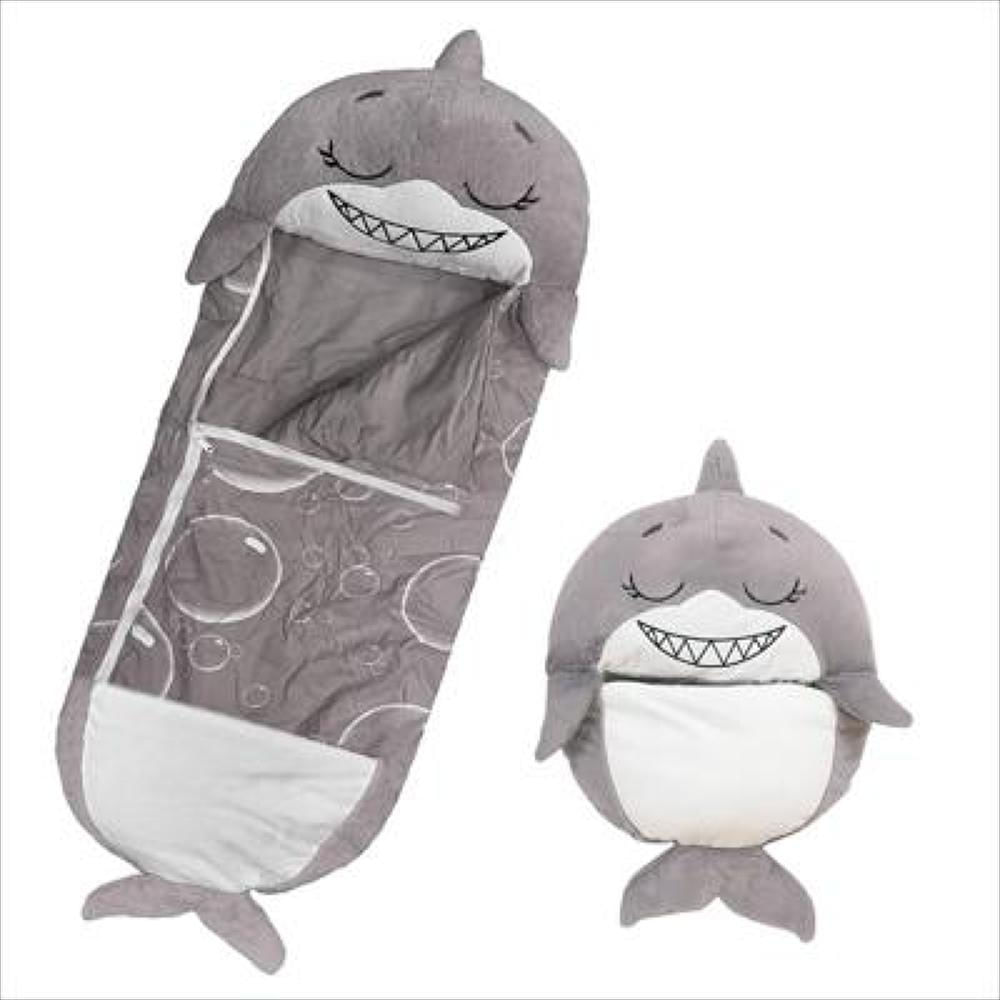Happy Nappers Almohada Peluche Tiburon Gris 1.40Cm