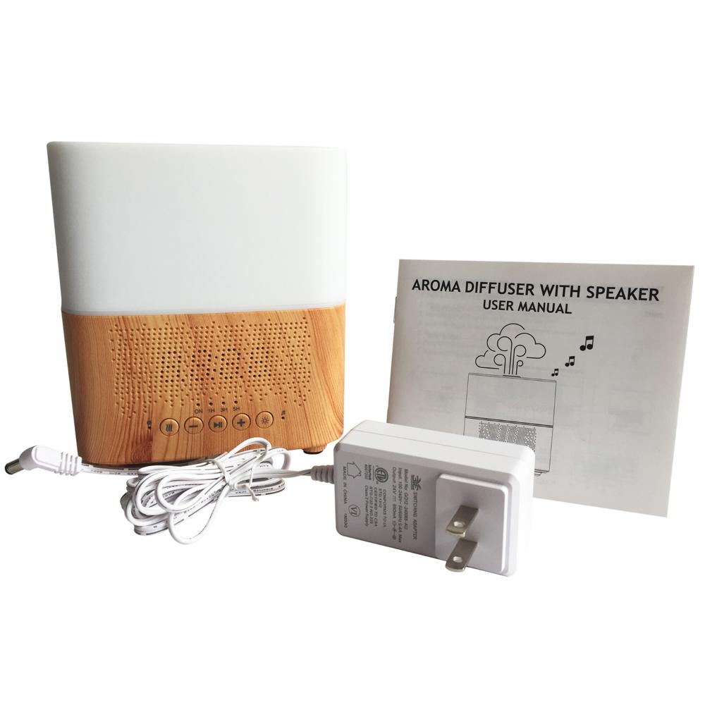Difusor De Aromas Parlante 300Ml Led 5001 Blanco img #5