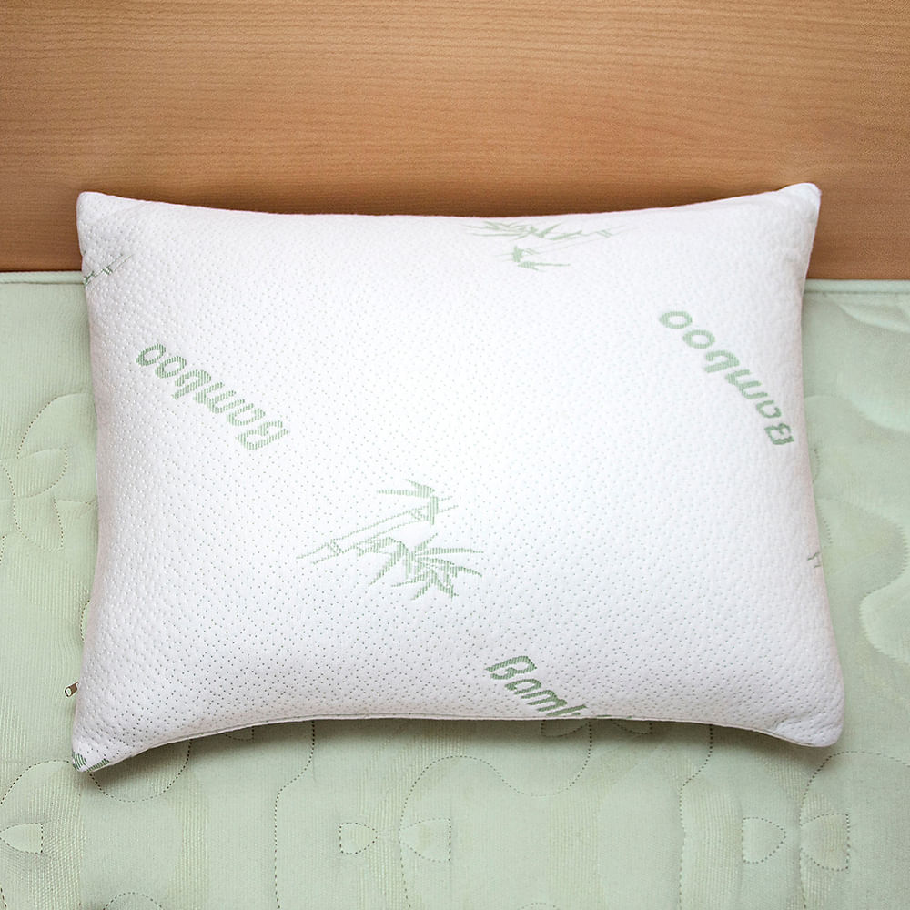 Almohada De Bamboo Ortopedica Con Memoria Suave Y Firme img #2
