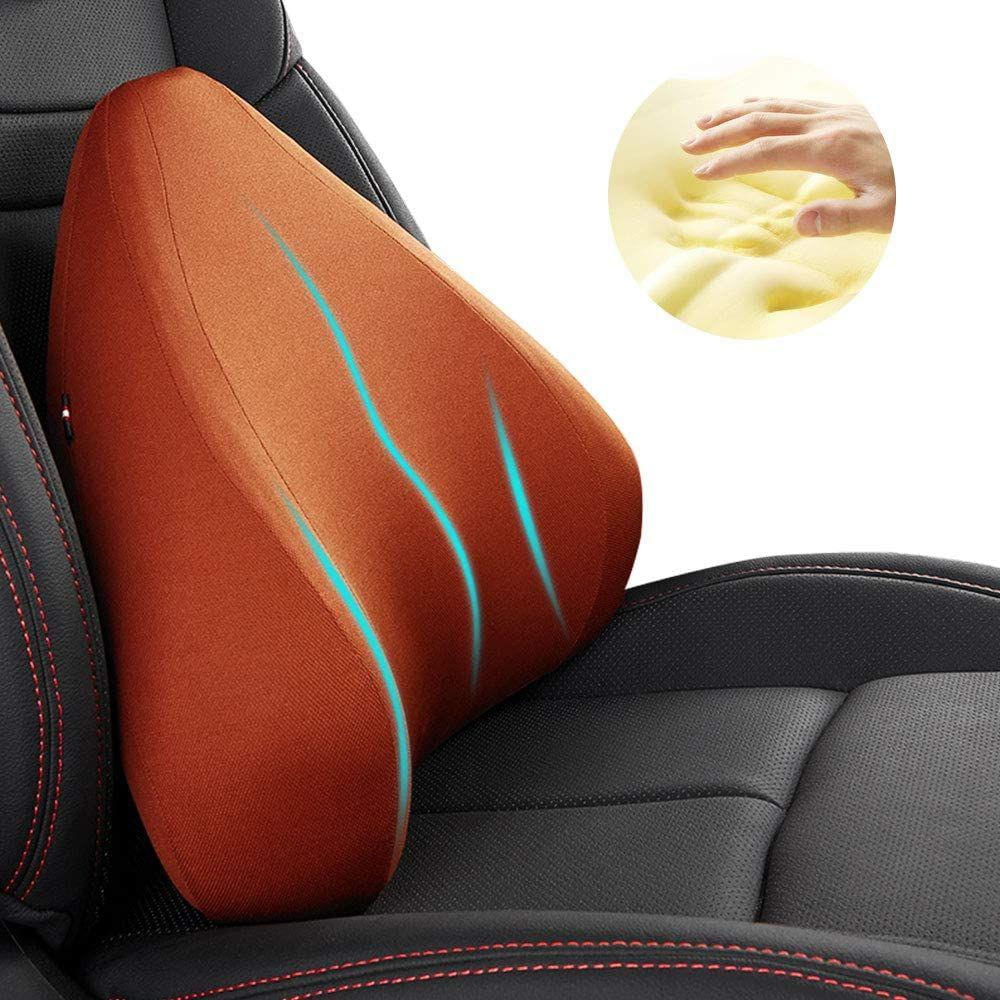 Almohada De Apoyo Lumbar Viscoelástica Para Silla De Oficina