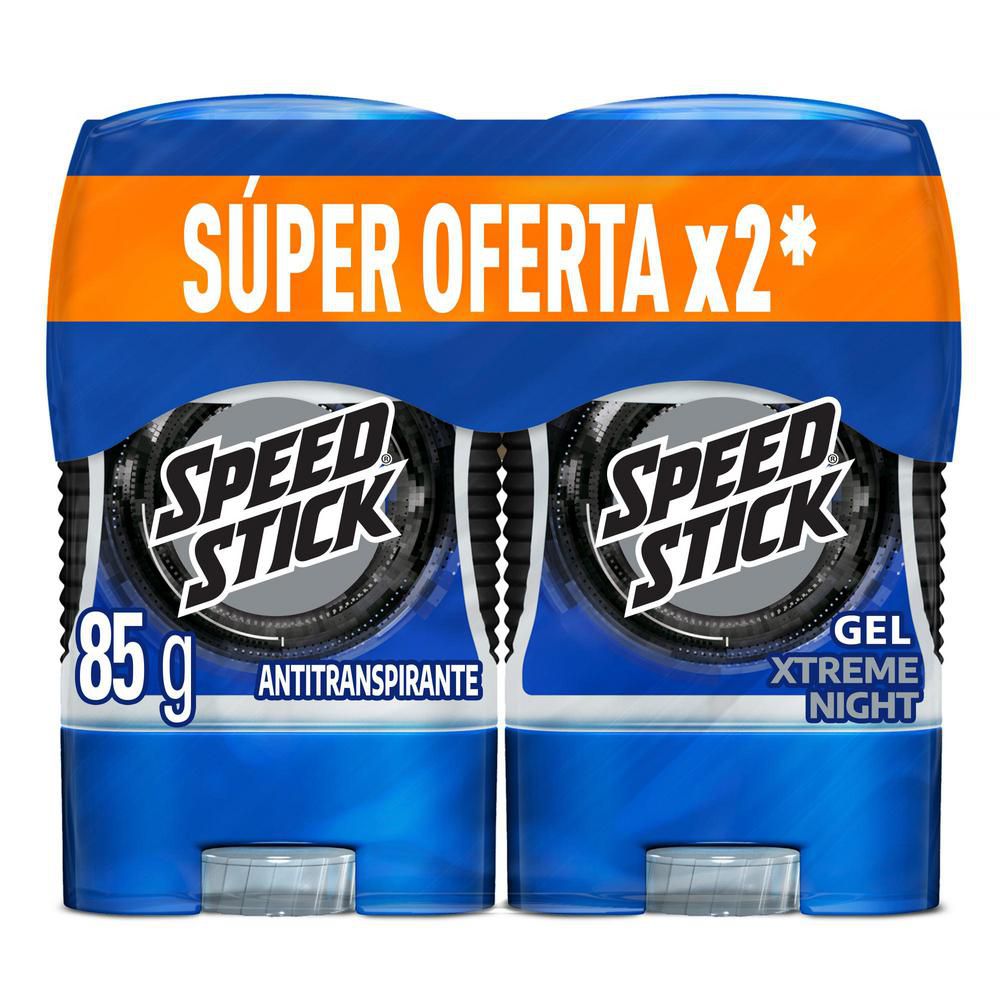 Desodorante SPEED STICK Xtreme Night gel x2und (170 gr)